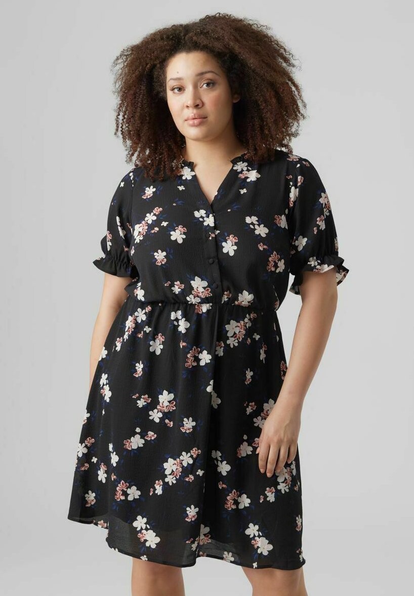 

Платье-рубашка Vero Moda, черный