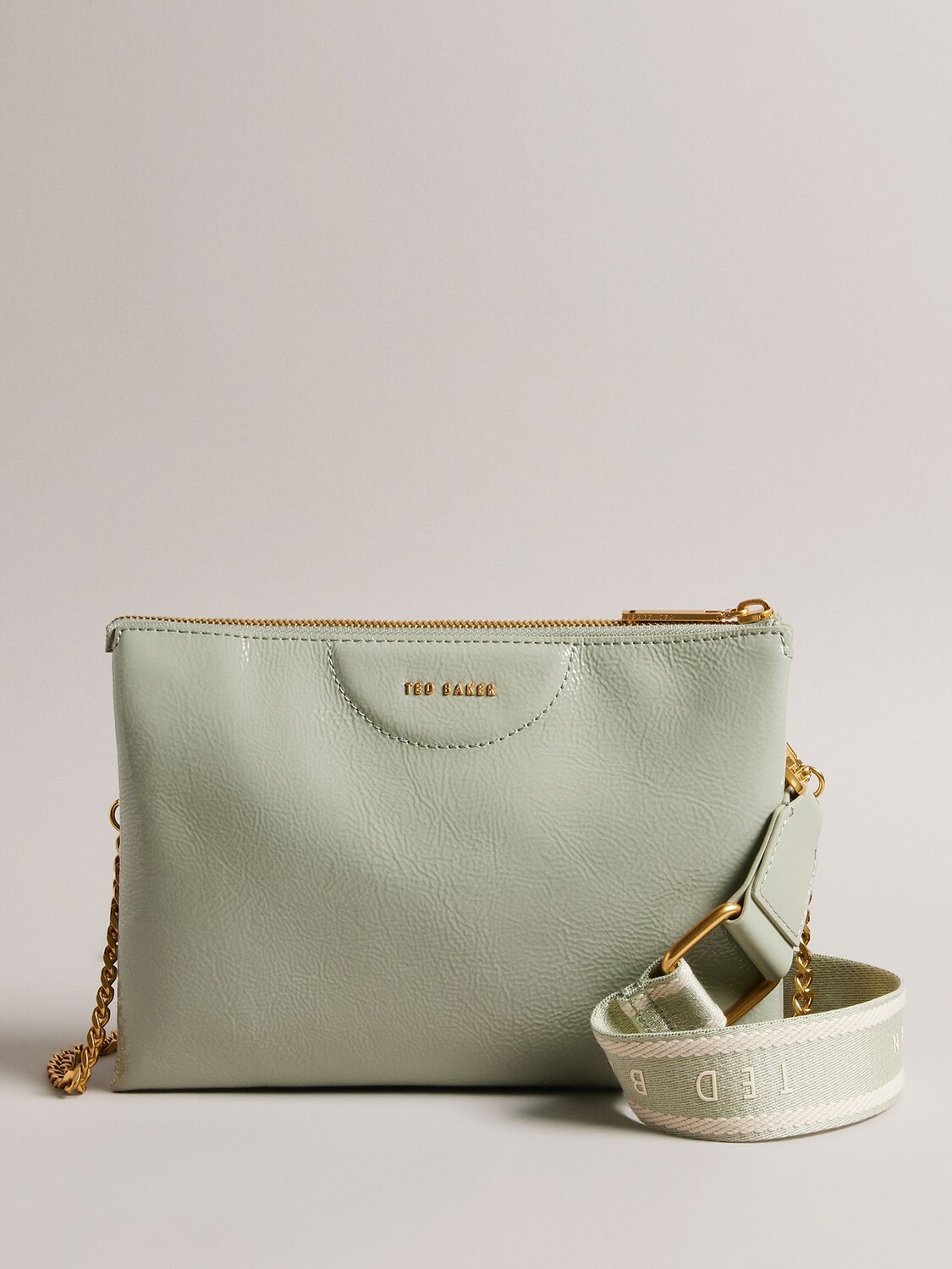 

Сумка через плечо Esille на лямках Ted Baker, зеленый средний