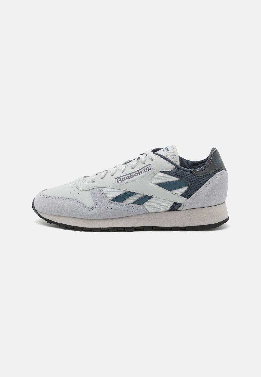 

Кроссовки Reebok Classic Leather Mix Unisex, стальной туман / обручи синий