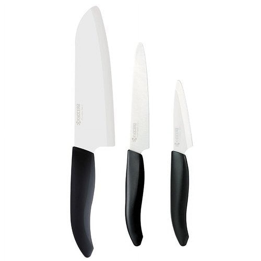 

Набор ножей Kyocera Advanced Ceramic Revolution, черный / белый