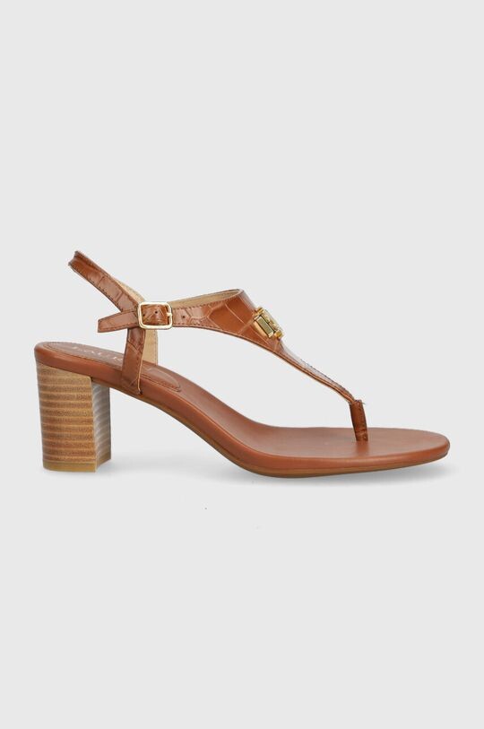 

Кожаные босоножки Westcott II Lauren Ralph Lauren, коричневый