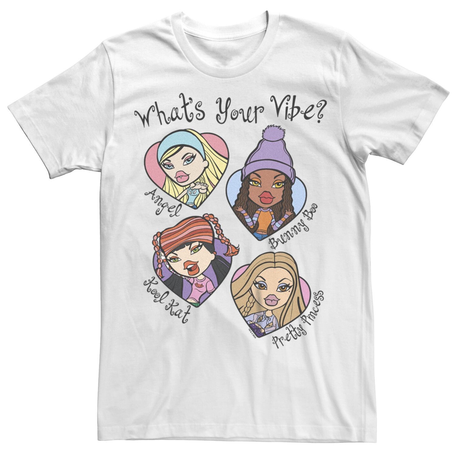 

Футболка с рисунком бойфренда Bratz для юниоров «Выбери свой Vibe» Licensed Character