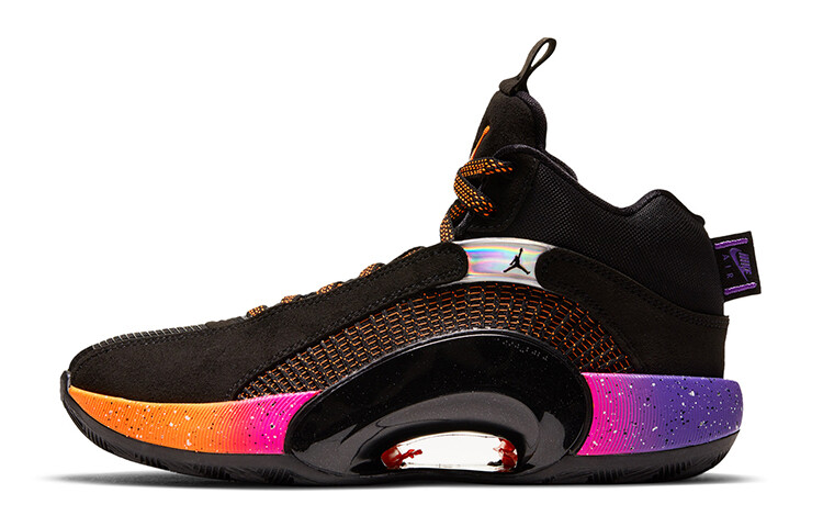 

Air Jordan 35 XXXV (GS) Черный/Оранжевый/Фиолетовый