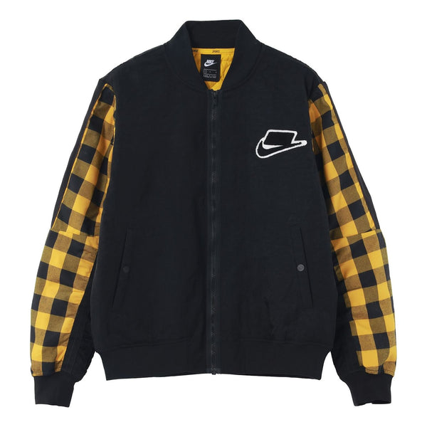 Куртка Nike Casual Sports Baseball Collar Long Sleeves Jacket Yellow, желтый