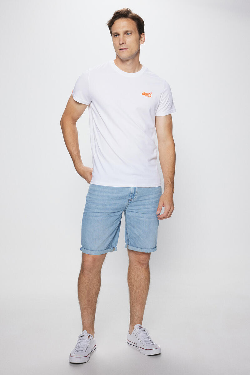 

Легкая флуоресцентная футболка из коллекции Orange Label. Superdry, белый