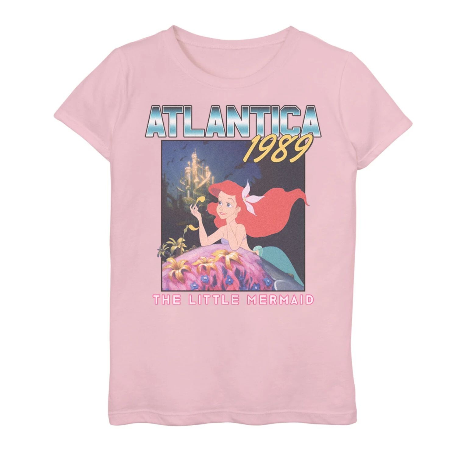 

Футболка с рисунком Disney's «Русалочка», 7–16 лет, Atlantica, 1989 г. Licensed Character