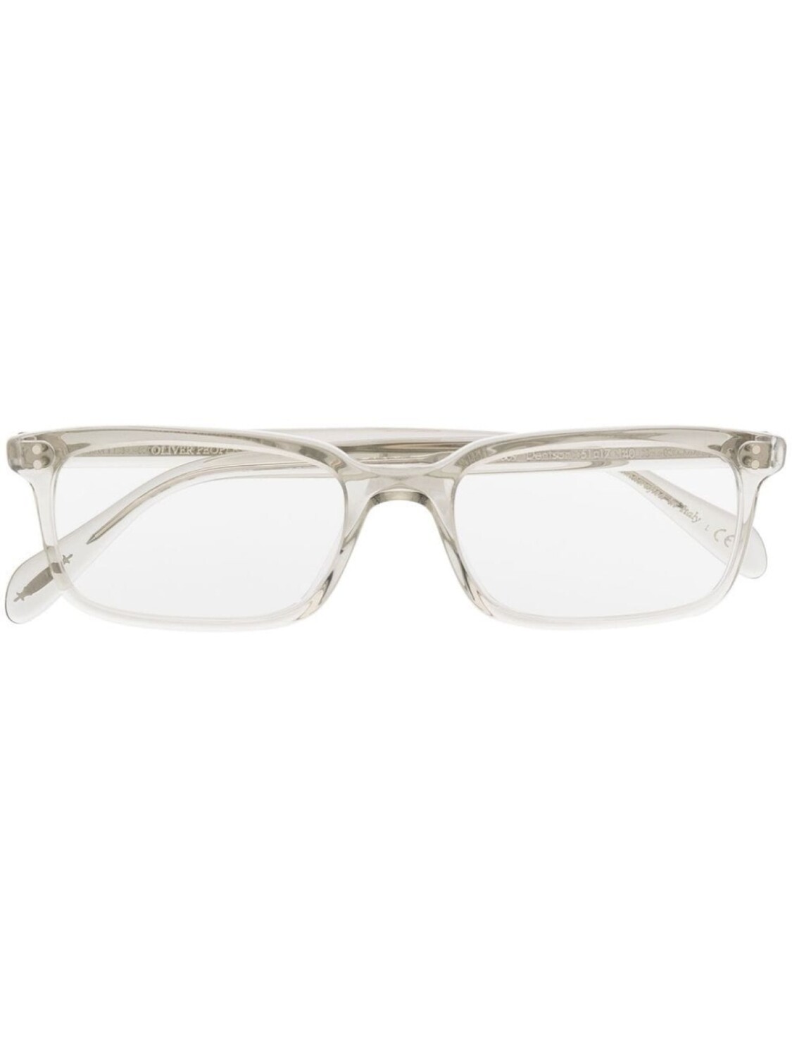 

Oliver Peoples очки Denison в квадратной оправе, серый