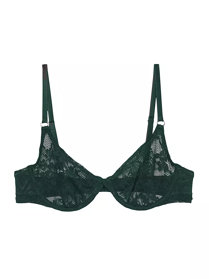 

Кружевной бюстгальтер Le Stretch Multi-Fit Fleur Du Mal, цвет evergreen