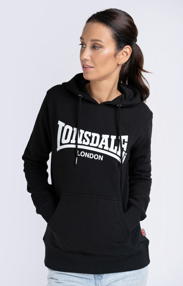 

Толстовка Lonsdale Hoodie Flookburgh, черный