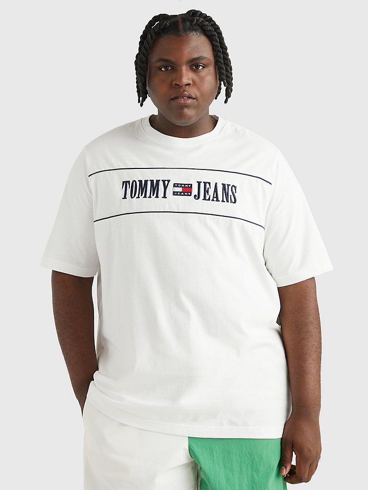 

Футболка с логотипом Big and Tall Retro Tommy Jeans