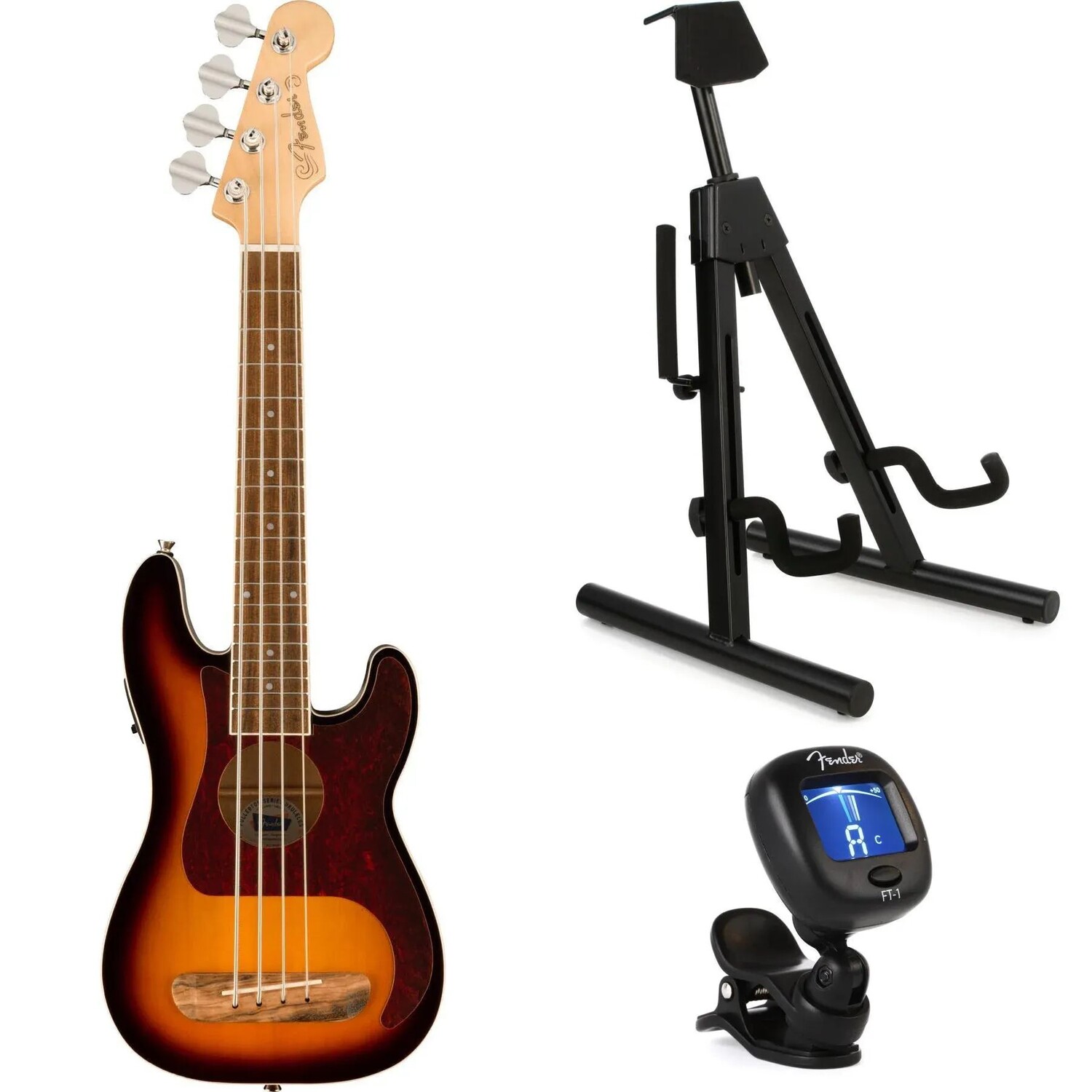 

Новый комплект Fender Fullerton Precision Bass Uke Essentials — 3 цвета Sunburst
