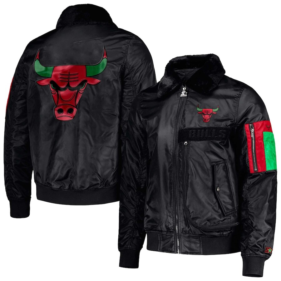 

Куртка Starter Chicago Bulls, черный