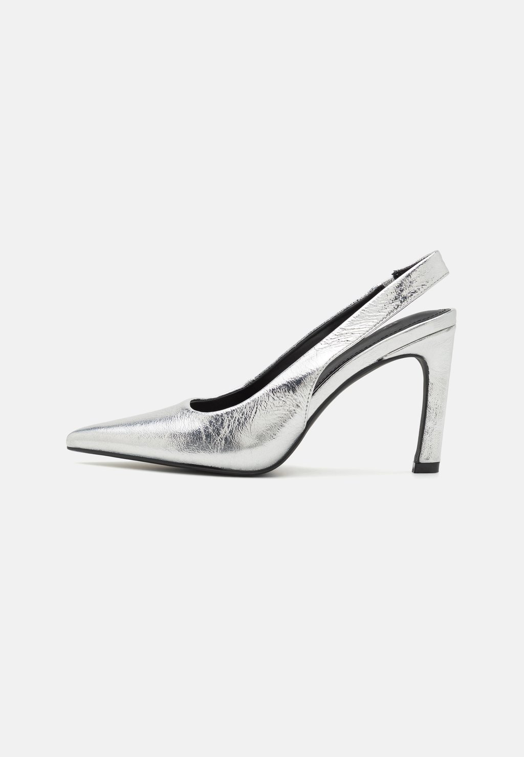 Туфли на высоком каблуке LEATHER Zign Studio, цвет silver