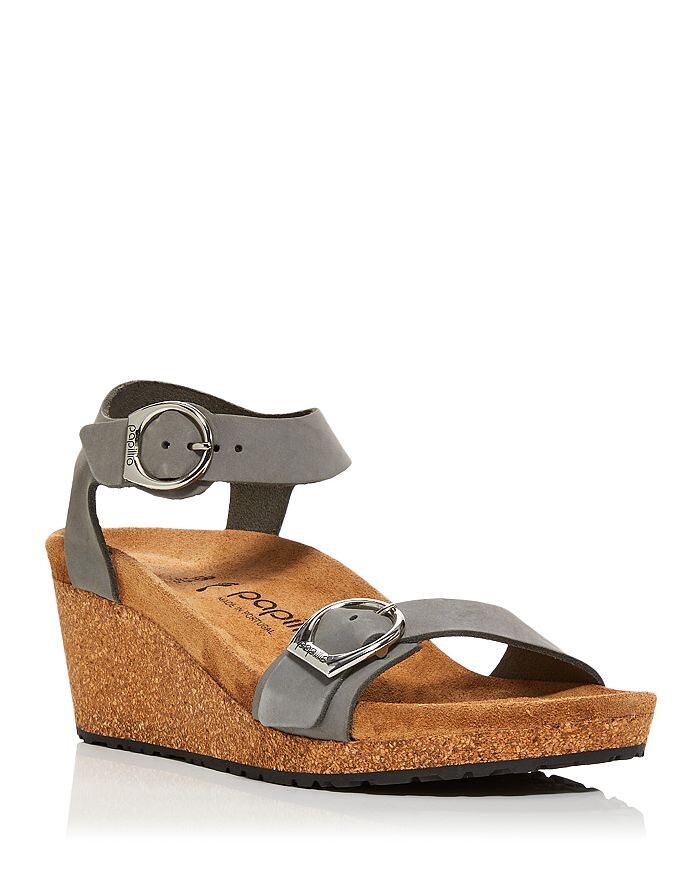 

Женские босоножки на танкетке с пряжкой Papillio Soley Birkenstock
