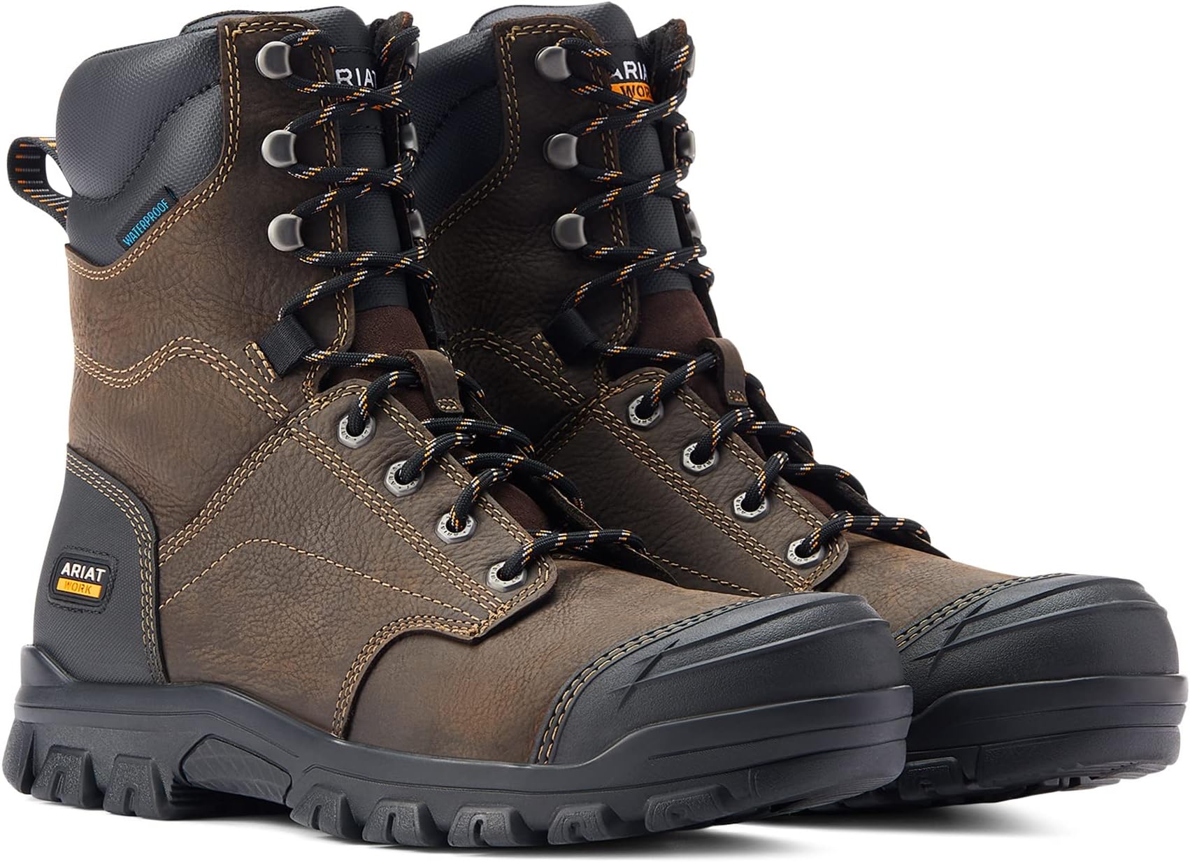 

Рабочая обувь водонепроницаемая Treadfast 8" Waterproof Work Boot Ariat, цвет Dark Brown