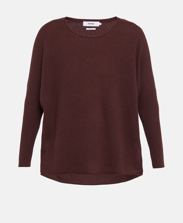 

Кашемировый пуловер Notshy Cashmere, коричневый
