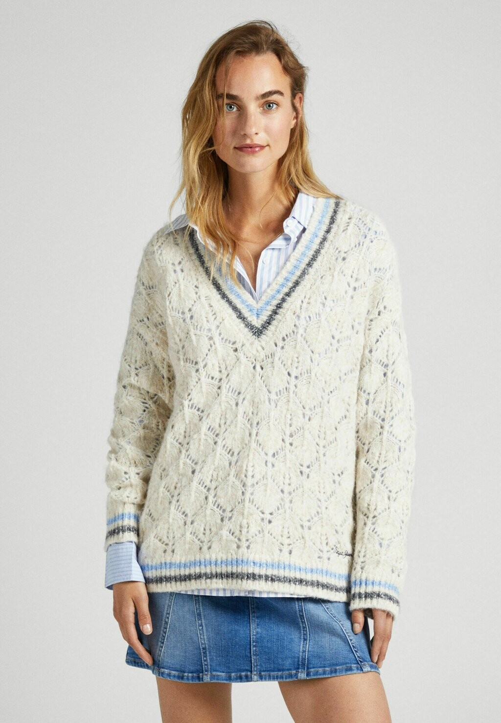 

Свитшот Pepe Jeans EVE, цвет ivory white