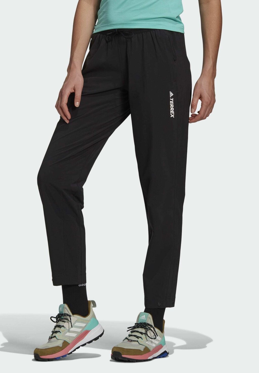 

Спортивные брюки Adidas, черный Terrex Liteflex Hiking Tracksuit Bottoms, черный