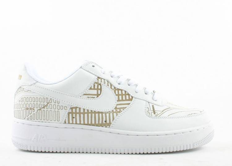 

Кроссовки Nike AIR FORCE 1 PREMIUM 'HARLEM', белый