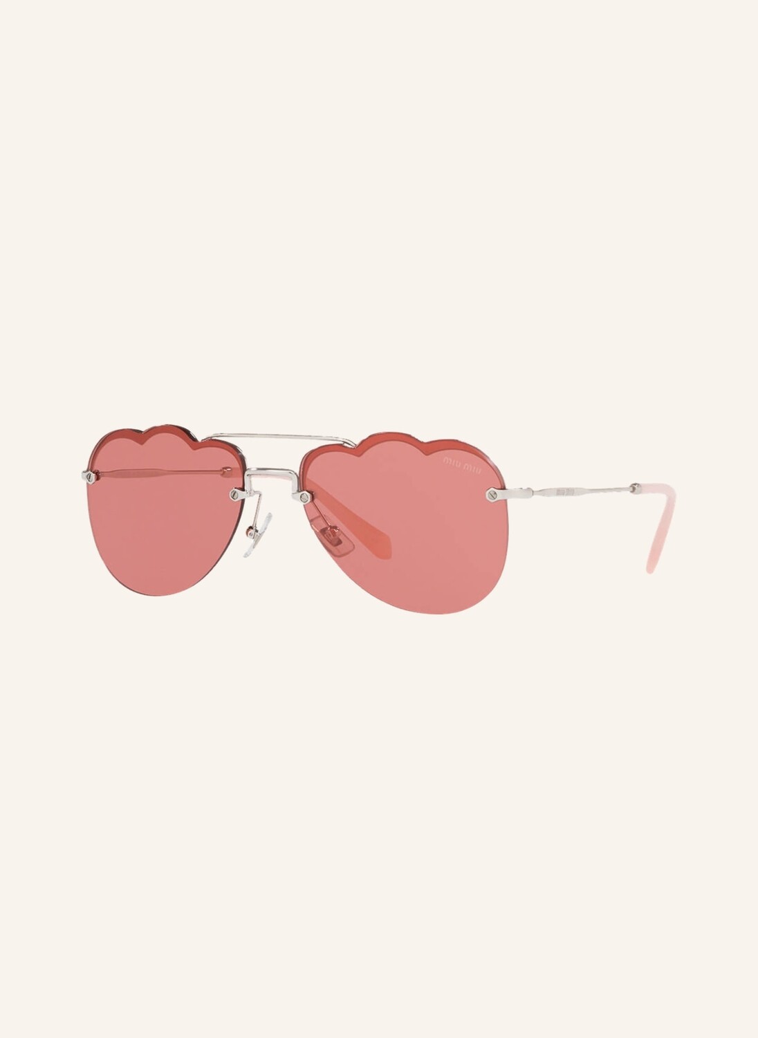 

Солнцезащитные очки MIU MIU MU 56US, серебряный