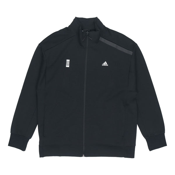 Куртка adidas Wj Tt Swt Casual Sports Stand Collar Jacket Black, черный
