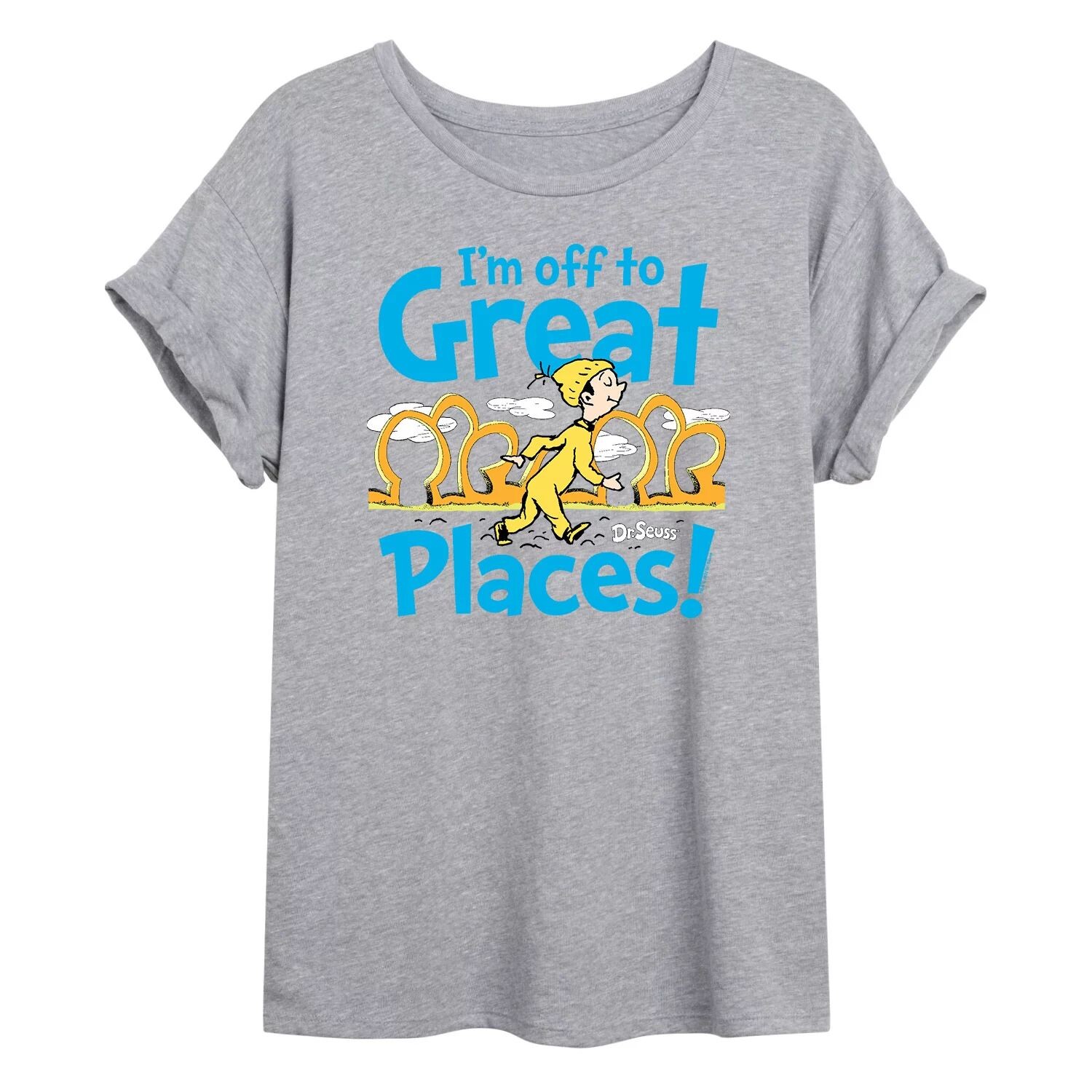 

Большая футболка для юниоров Dr. Seuss "I'm Off To Great Places" Licensed Character