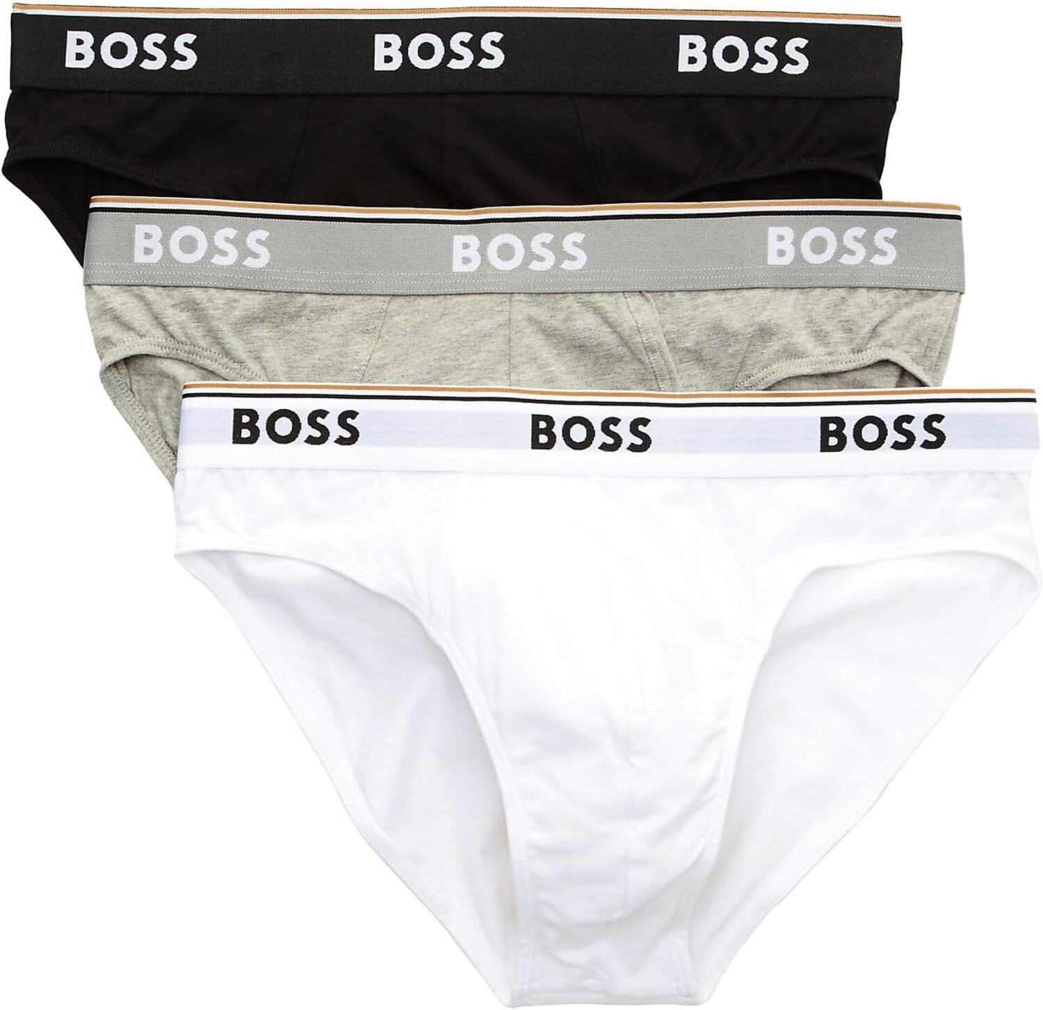 

Трусы 3-Pack Brief Power BOSS, цвет White/Grey/Black