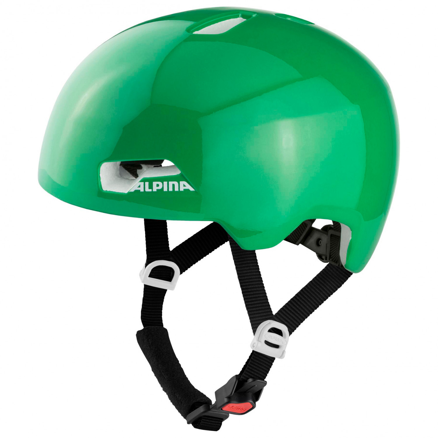 цена Велосипедный шлем Alpina Kid's Hackney, цвет Green Gloss