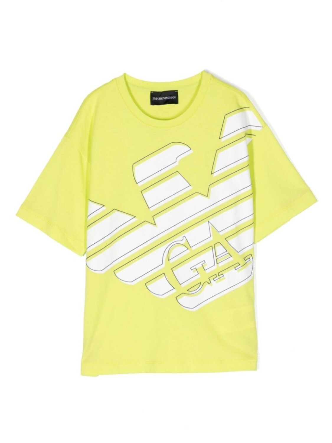 

Футболка с принтом Eagle Emporio Armani Kids, зеленый