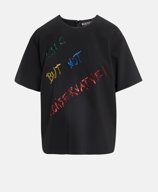 

Футболка Boutique Moschino, черный
