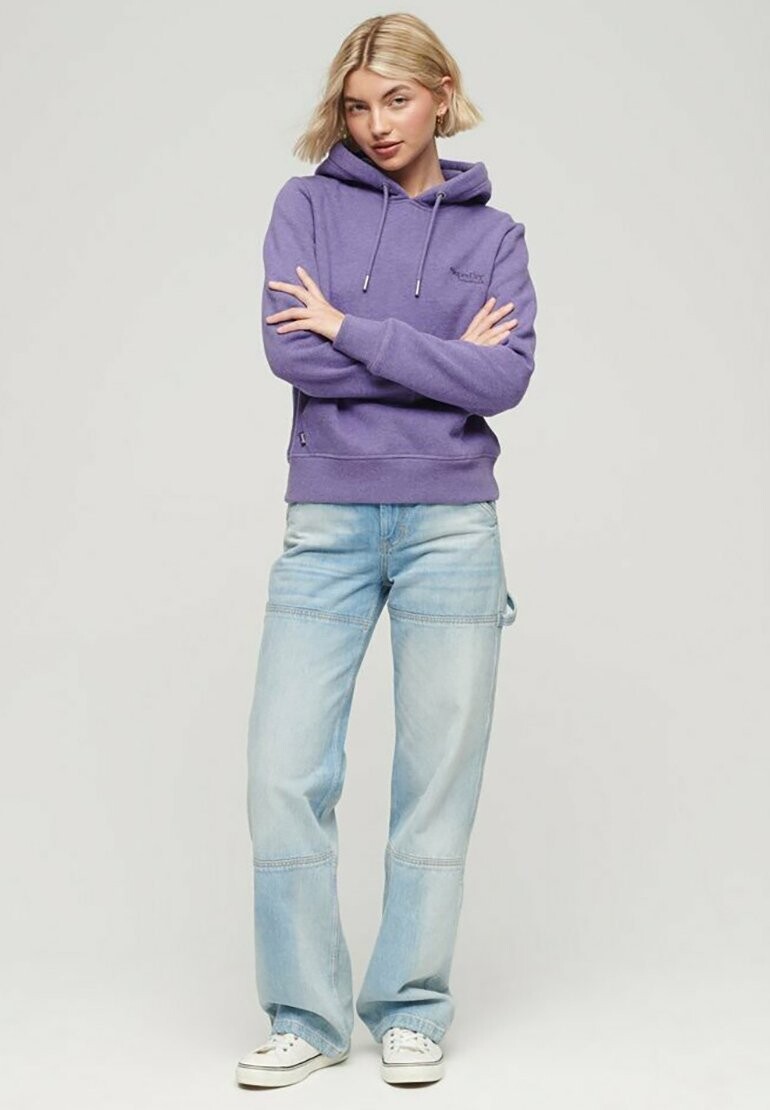 

Толстовка Superdry ESSENTIAL LOGO, цвет bright purple marl