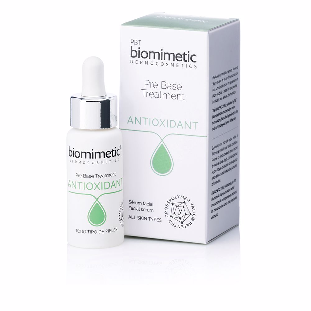 цена Крем против морщин Pre base treatment antioxidante Biomimetic dermocosmetics, 30 мл