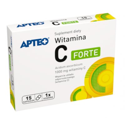 цена Apteo, Витамин С Форте, 15 капсул Inna marka