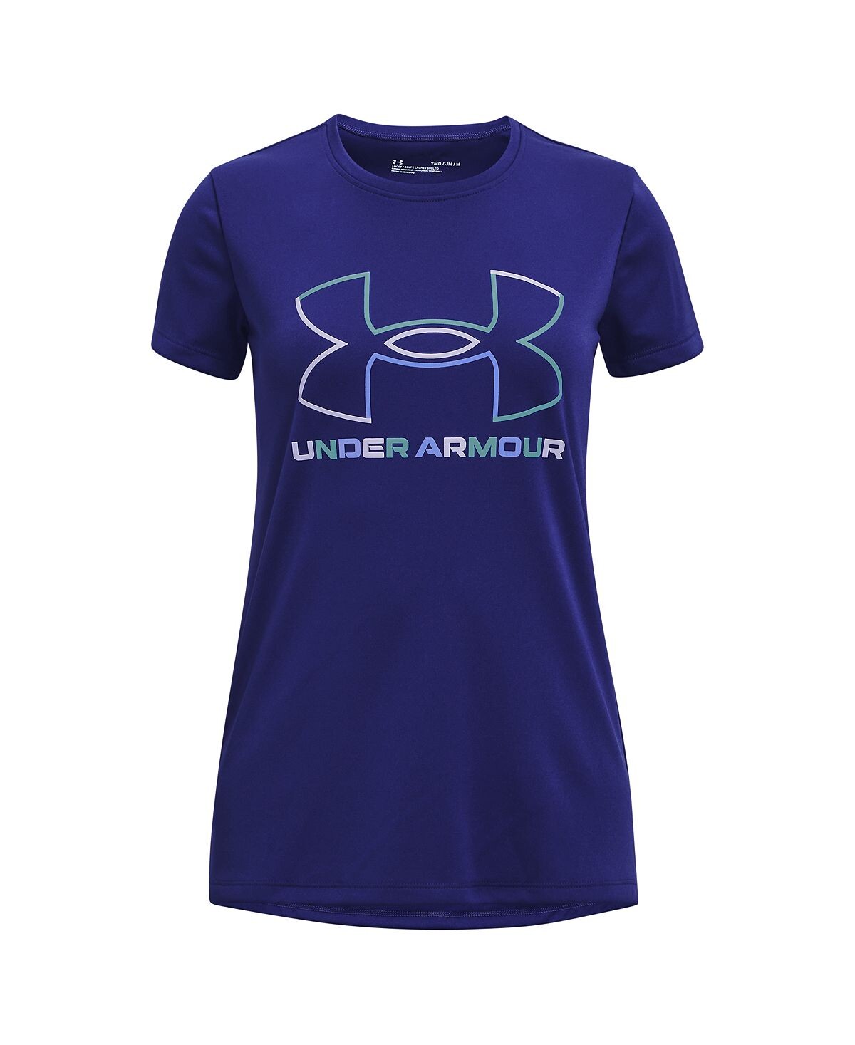 

Футболка с коротким рукавом с большим логотипом Big Girls Tech Under Armour