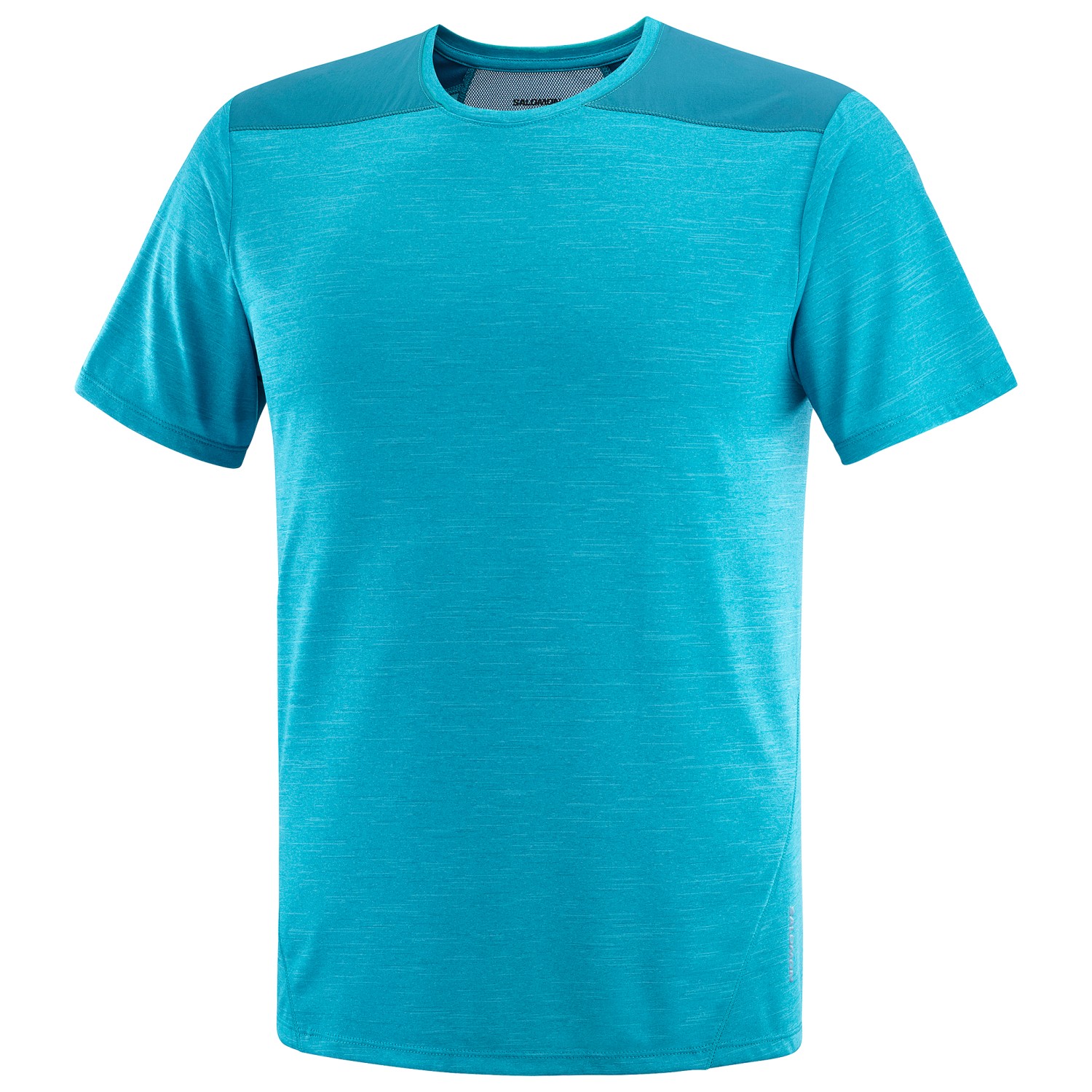 Функциональная рубашка Salomon Outline S/S Tee, цвет Deep Dive/Tahitian Tide