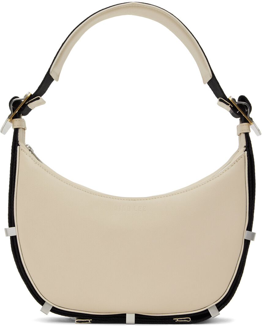 

Бело-черная практичная сумка через плечо Dion Lee