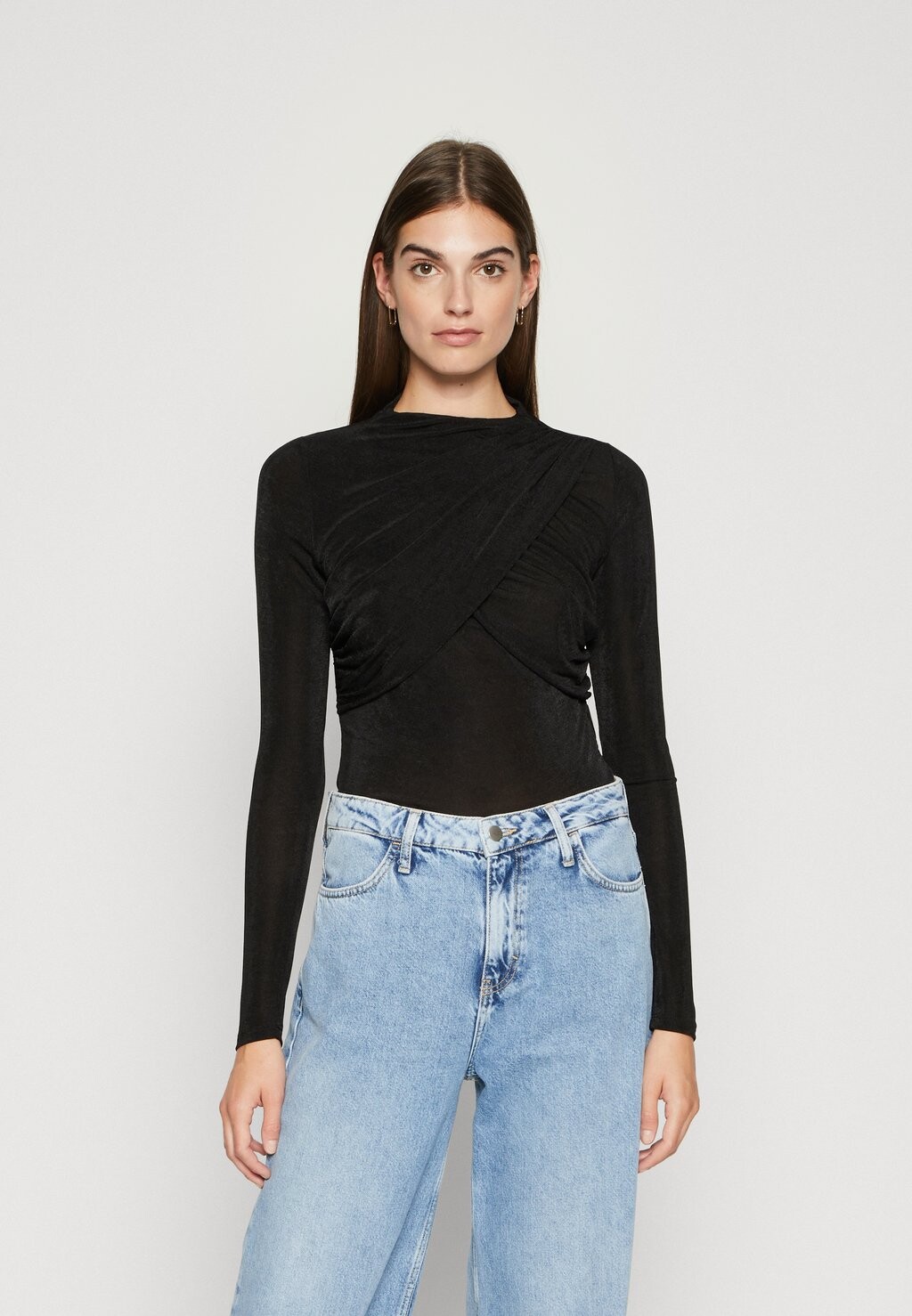 

Топ с длинными рукавами VMNARA GATHERING Vero Moda, цвет black