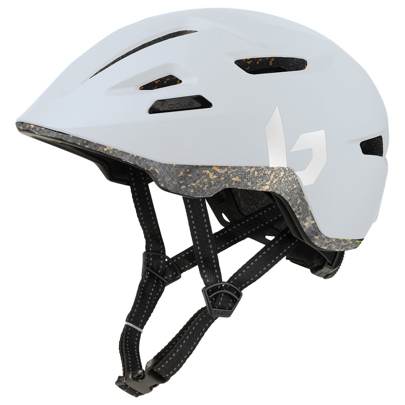 цена Велосипедный шлем Bollé Eco Stance, цвет Offwhite Matte