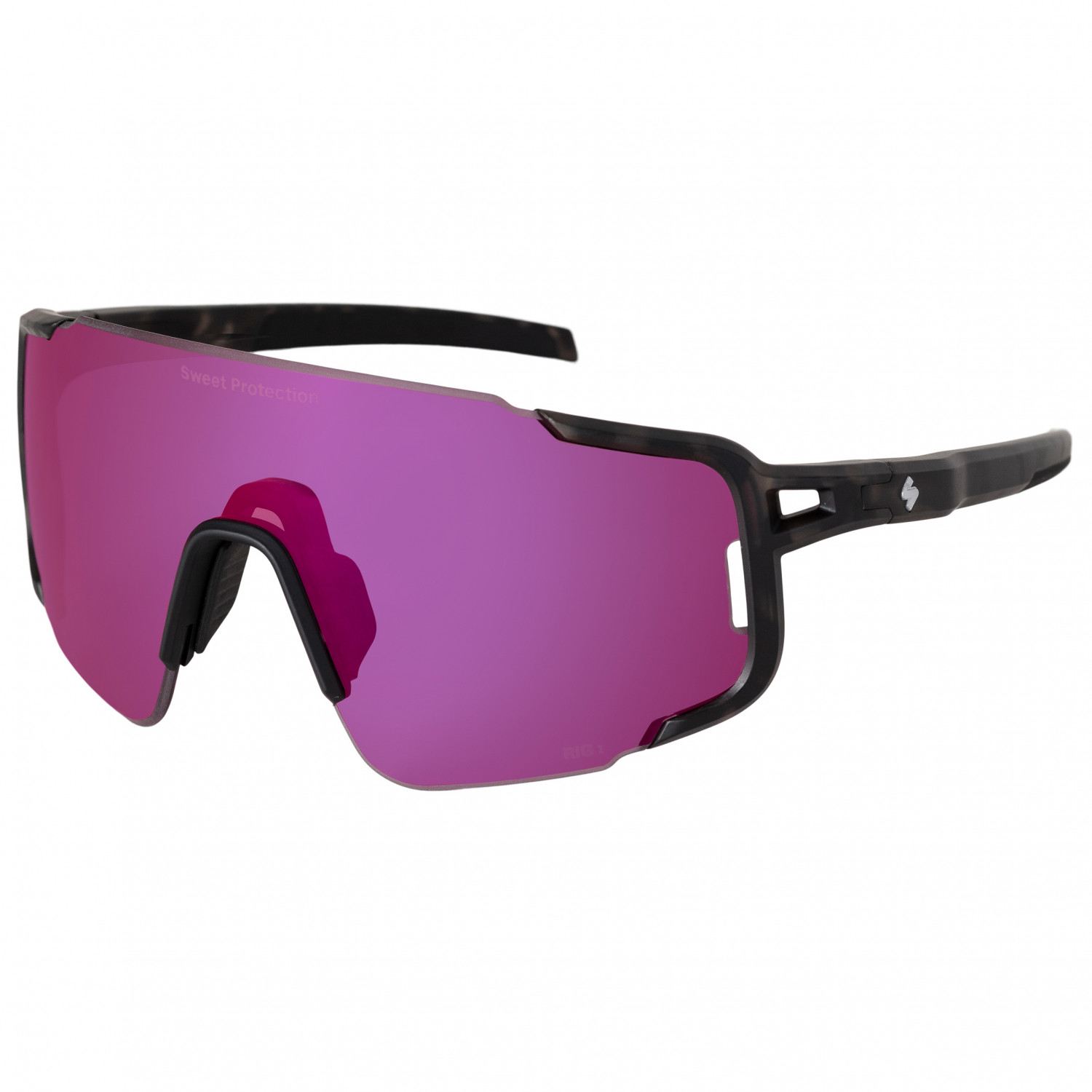 цена Велосипедные очки Sweet Protection Ronin Max RIG Reflect S2 (VLT 25%), матовый кристально черный камуфляж