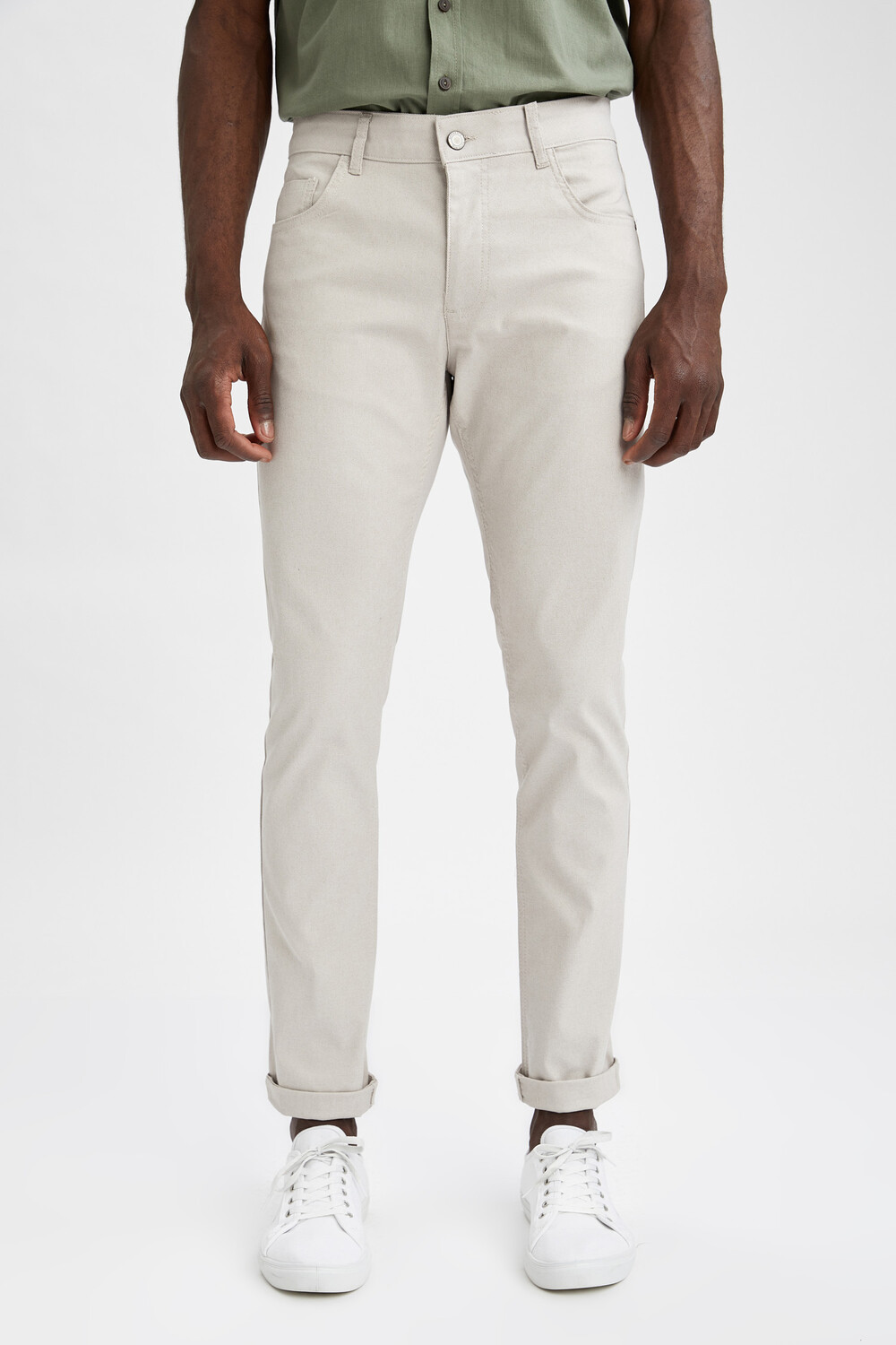 

Брюки чинос DeFacto hose SLIM FIT, песочный