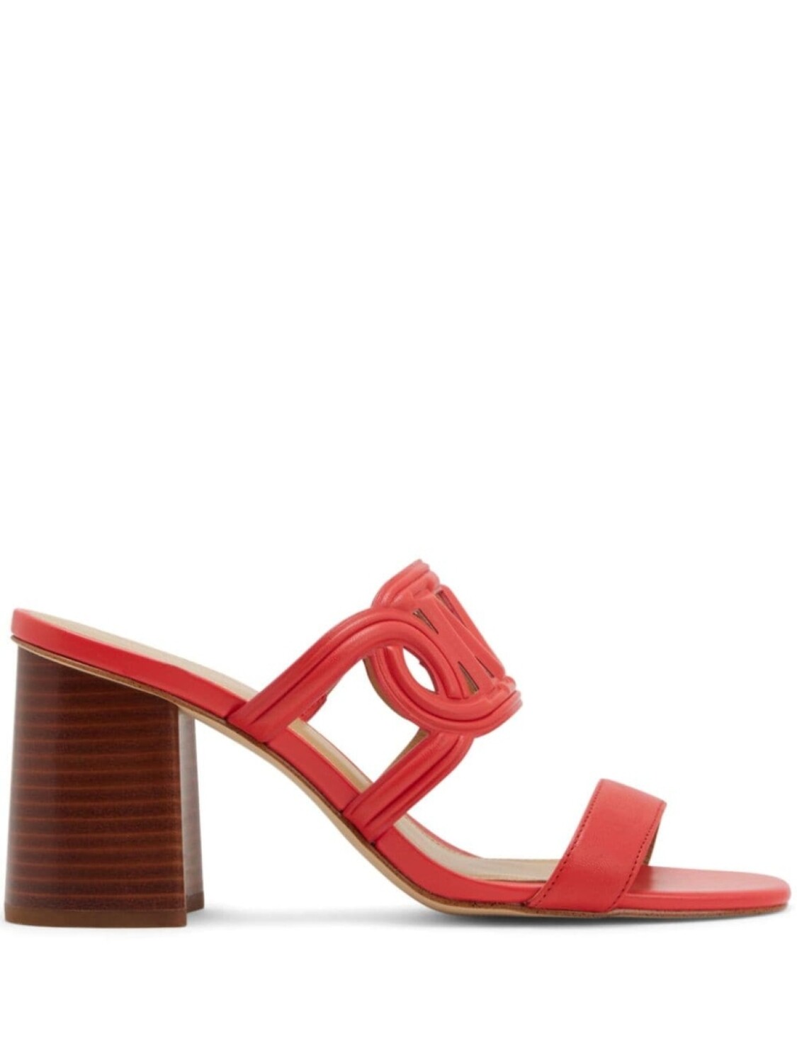 

Michael Kors Aida логотип кожа песочный босоножки, красный
