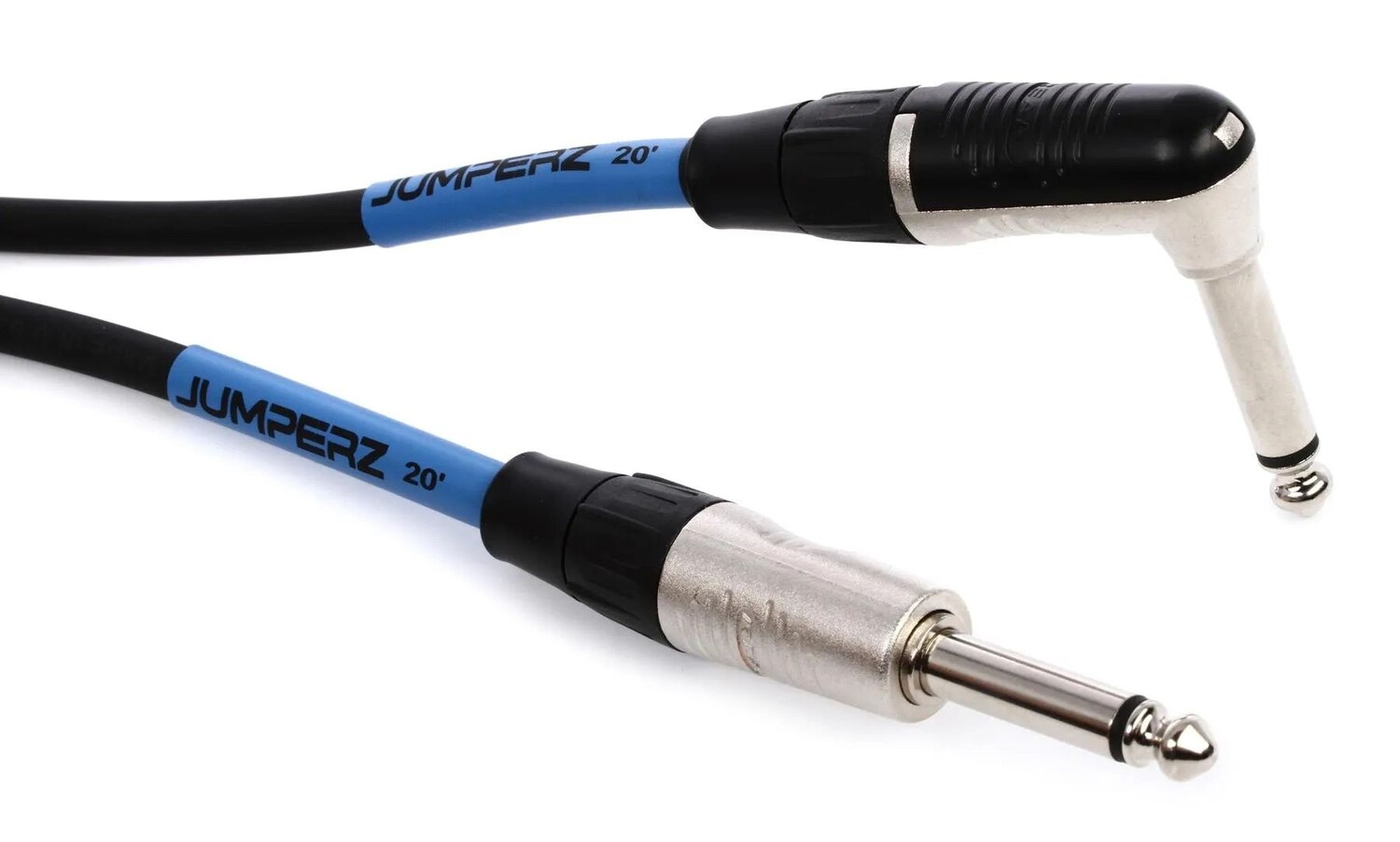 

JUMPERZ JBI-20RA Blue Line, прямой, угловой инструментальный кабель — 20 футов