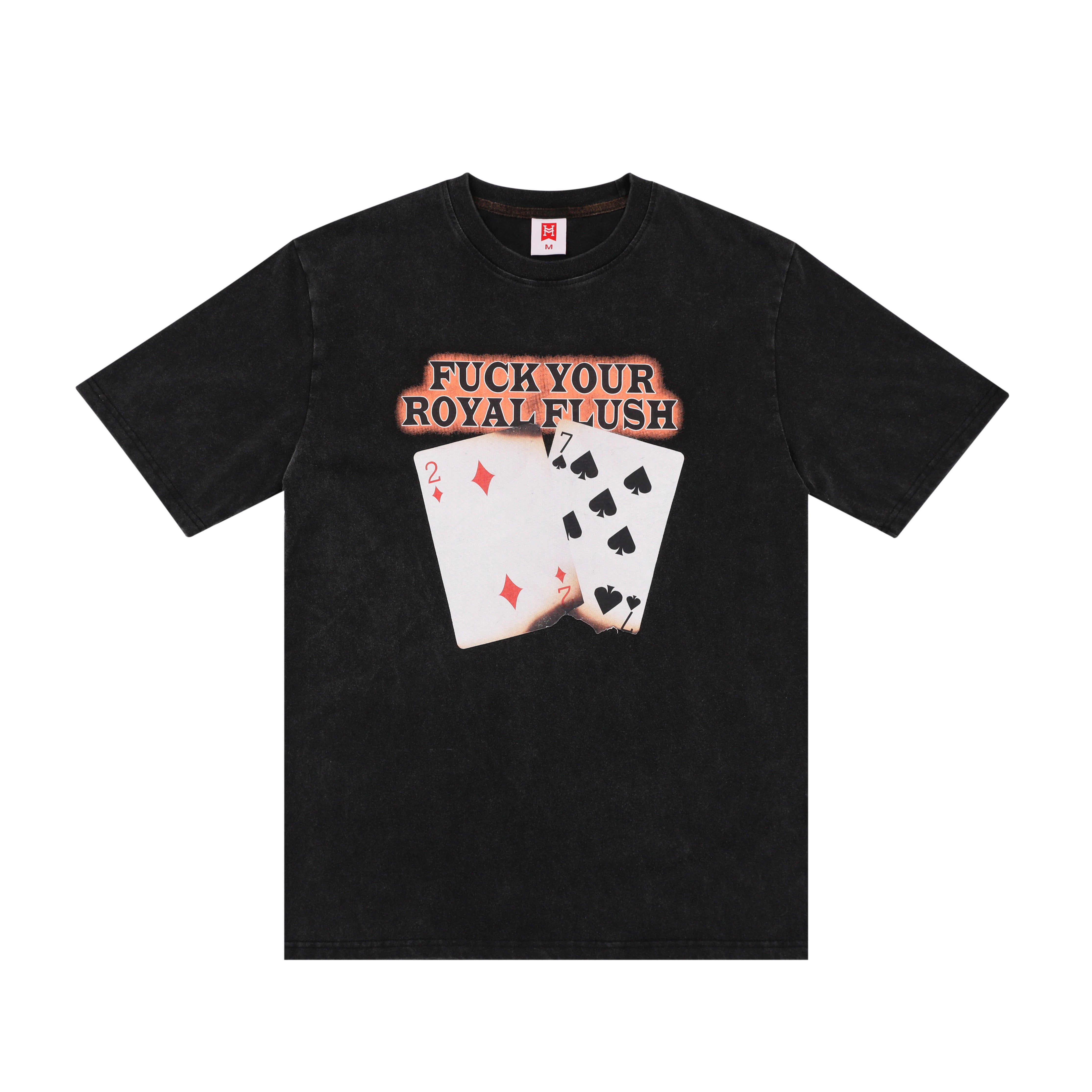 

Футболка POIZON H3llo Poker Unisex, черный