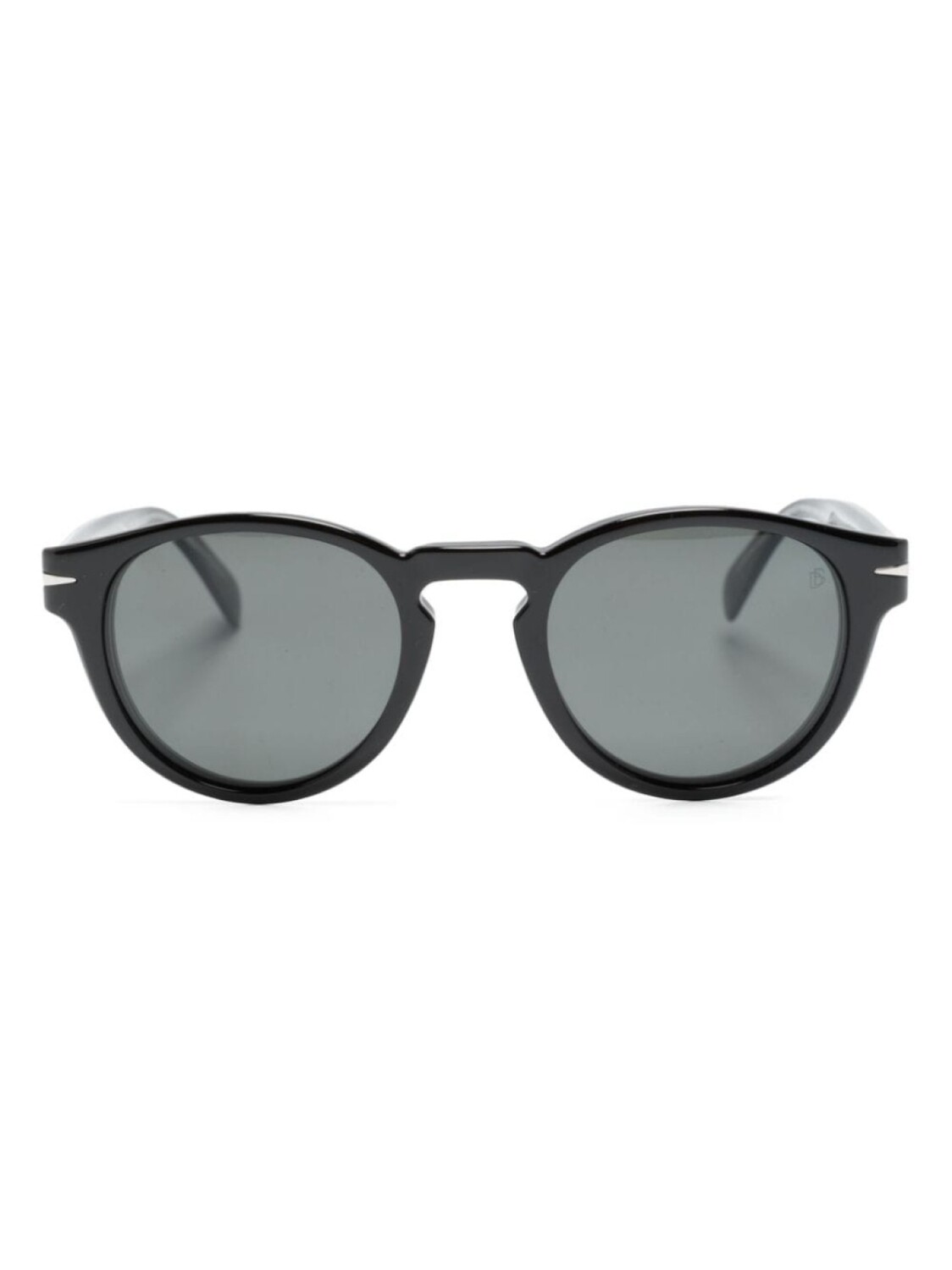 

Eyewear by David Beckham очки в круглой оправе с логотипом, черный