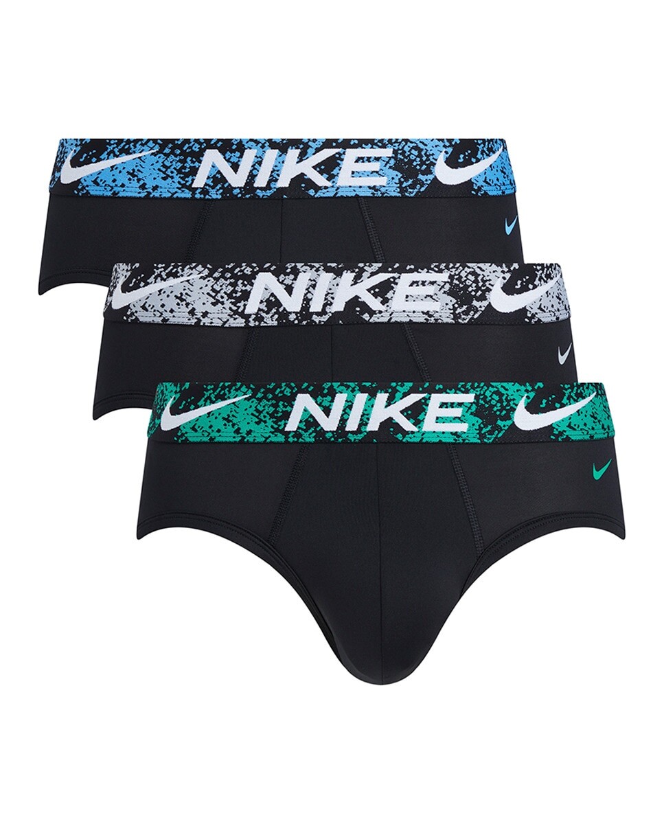 

Комплект из 3 трусов с эластичной резинкой на талии Nike, черный