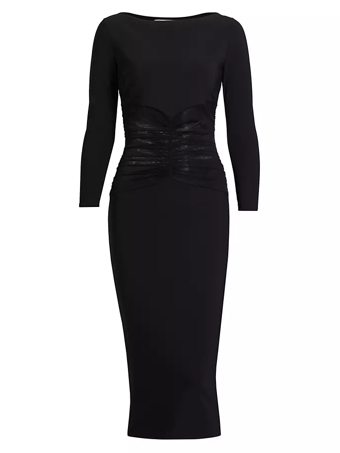 

Платье миди Celand Illusion Chiara Boni La Petite Robe, черный