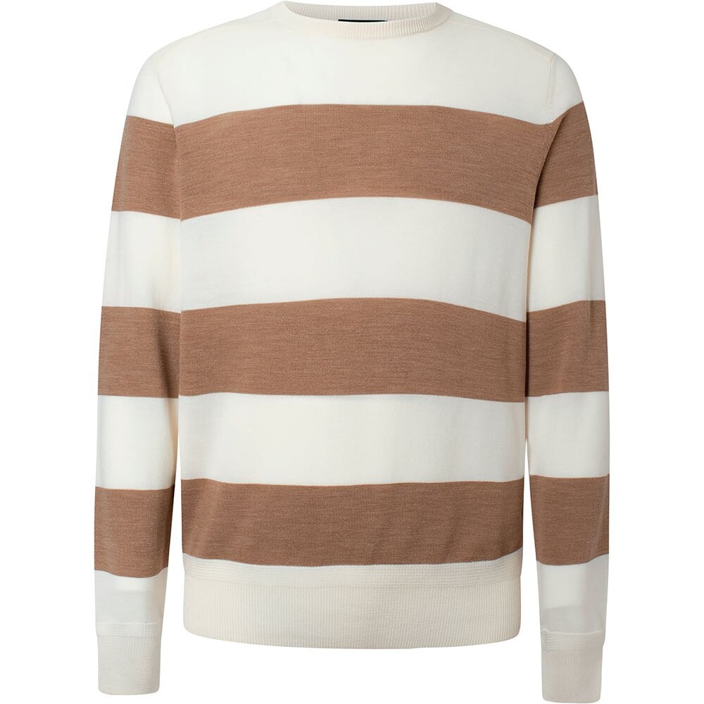 

Свитер Hackett Block Stripe Crew Neck, бежевый