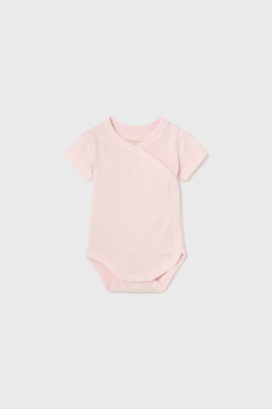 цена Хлопковое боди Mayoral для новорожденных Mayoral Newborn, розовый