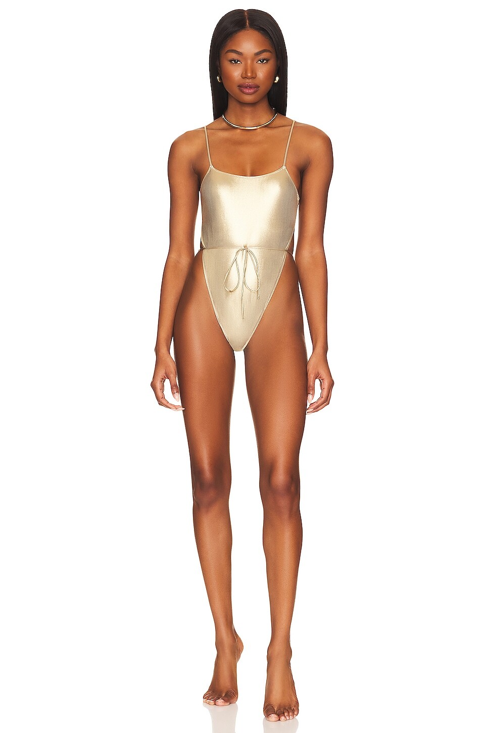 

Купальник Monica Hansen Beachwear Galaxy, цвет Light Gold Metallic