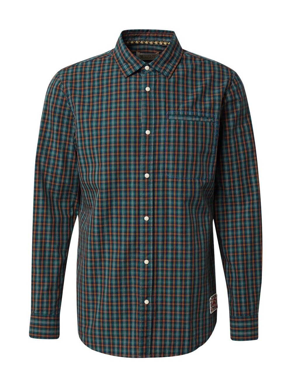 

Рубашка на пуговицах стандартного кроя Scotch & Soda, зеленый